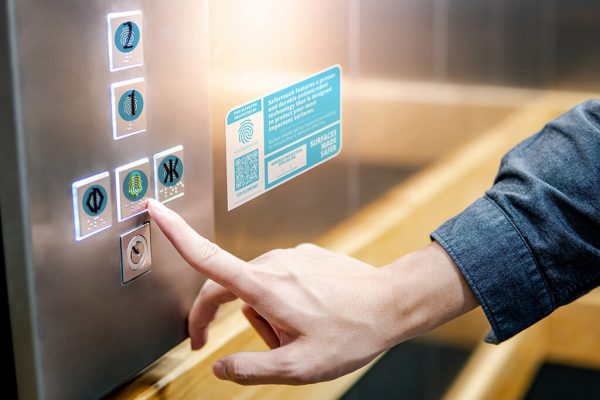 Antimicrobial Elevator Buttons