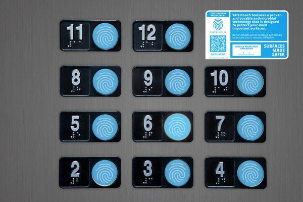 Antimicrobial Elevator Buttons stickers