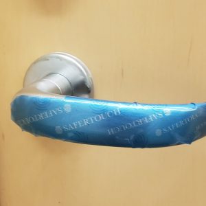 Antimicrobail crescent door handle film